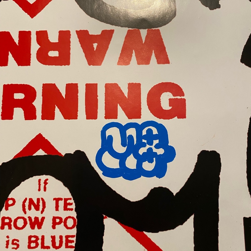 MQ TIE signed tribute poster Barry McGee Kaws Irak Futura 2000 cost revs BNE - Picture 3 of 3